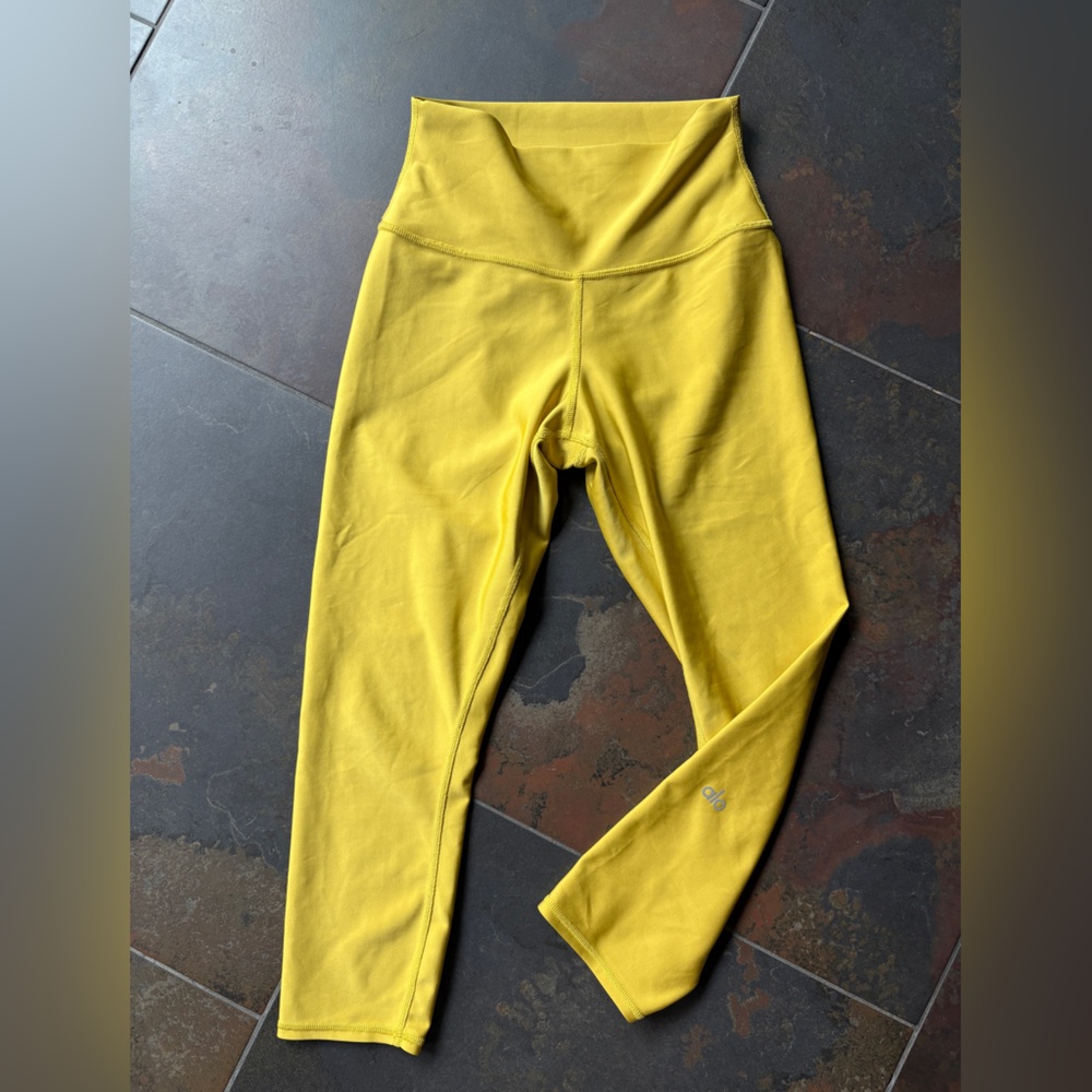 ALO Yoga Vibrant Yellow Leggings